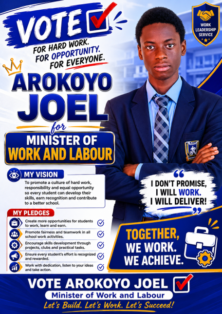 Arokoyo Joel – Min. of Works and labour