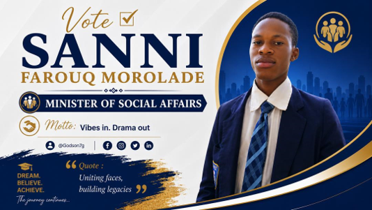 Sanni Farouq Morolade – Min. For Social Affairs